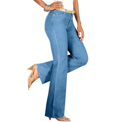 Roaman's Women's Plus Size Tall Iconic Bootcut Jean