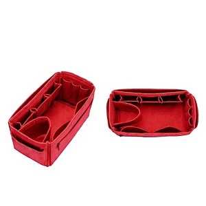 Anna-Kaci Felt Purse Organizer Insert with Multiple Pockets and Zipper Compartment - 1 of 4