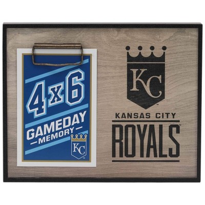 Mlb Kansas City Royals Baseball Glass Framed Panel : Target