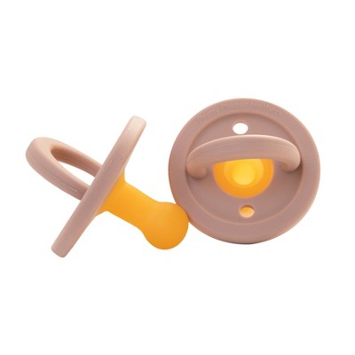 Pretty Please Teethers Modern Pacifier - Mahogany Rose