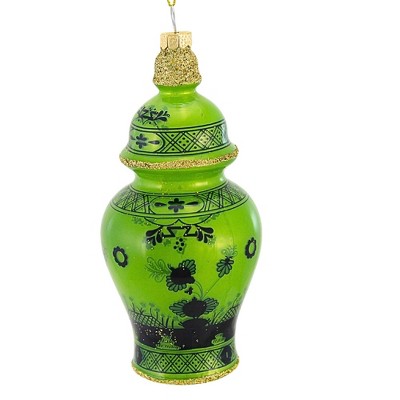 Cody Foster 4.5 Inch Gilded Urn Christmas Tree Ornament , Christmas Decor Glittered Luxury Urn (1PC)