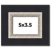 PosterPalooza | Photo Size Embellished Black Picture Frame - UV Acrylic, Foam Board Backing, Hanging Hardware - 2 of 4