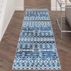 Modern Geometric Area Rug for Living Room, Plush & Soft Faux Wool,Machine Washable Non-Slip Large Carpet for Living Room, Bedroom - 4 of 4