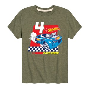 Boys' - Hot Wheels - Race Crew 4 Yrs Short Sleeve Graphic T-Shirt - 1 of 3