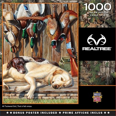 MasterPieces RealTree - All Tuckered Out 1000pc Puzzle