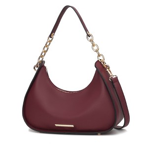 MKF Collection Lottie Vegan Leather Half-Moon Shoulder Bag by Mia K - 1 of 4