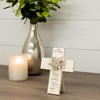 Dicksons 25th Anniversary Resin Stone 7 inch Table Top Cross with Easel Back - 2 of 2