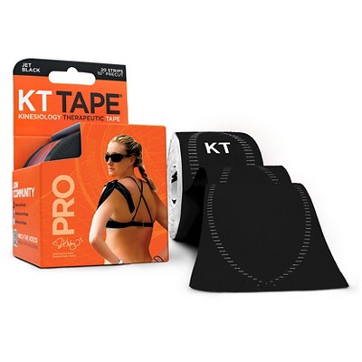 KT Tape Pro Kinesiology Therapeutic Tape - 5.56yds - Black