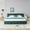 KWPZQEB King Size Platform Bed Frame with Fabric Upholstered Headboard and 4 Drawers, Wooden Slats Support, No Box Spring Needed, Easy Assembly - 4 of 4