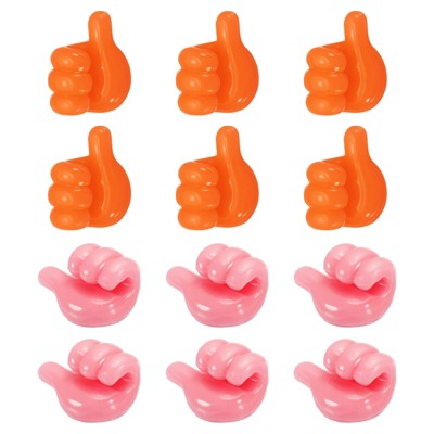 Unique Bargains Cord Holders Cable Clips for Nightstand Plastic Modern Minimalist Cable Clips Management