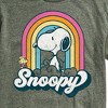Men's - Peanuts - Snoopy Rainbow Clouds Short Sleeve Graphic T-Shirt - 2 of 4