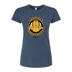 Women's - Garfield - University Fitted Graphic T-Shirt - 1 of 3