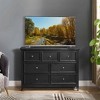 Airsurfer Modern 7 Drawers Cabinet,Chest of Drawers Closet Organizers and Storage Clothes Storage Drawers Cabinet for Living Room, Farmhouse - 3 of 4