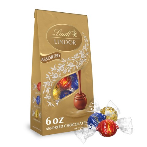 Lindt Lindor Assorted Chocolate Candy Truffles - 6 Oz. : Target