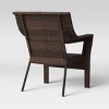 Southcrest Wicker Stacking Patio Club Chair - Brown - Threshold™ : Target