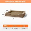 JOEJOY Orthopedic Dog Beds, Washable Dog Sofa with Egg-Crate Foam, Waterproof Lining and Non-Skid Bottom - 2 of 4