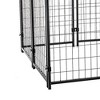 Lucky Dog 4' x 4' x 4.5' Covered Wire Dog Fence Kennel Pet Play Pen (3 Pack) - 4 of 4