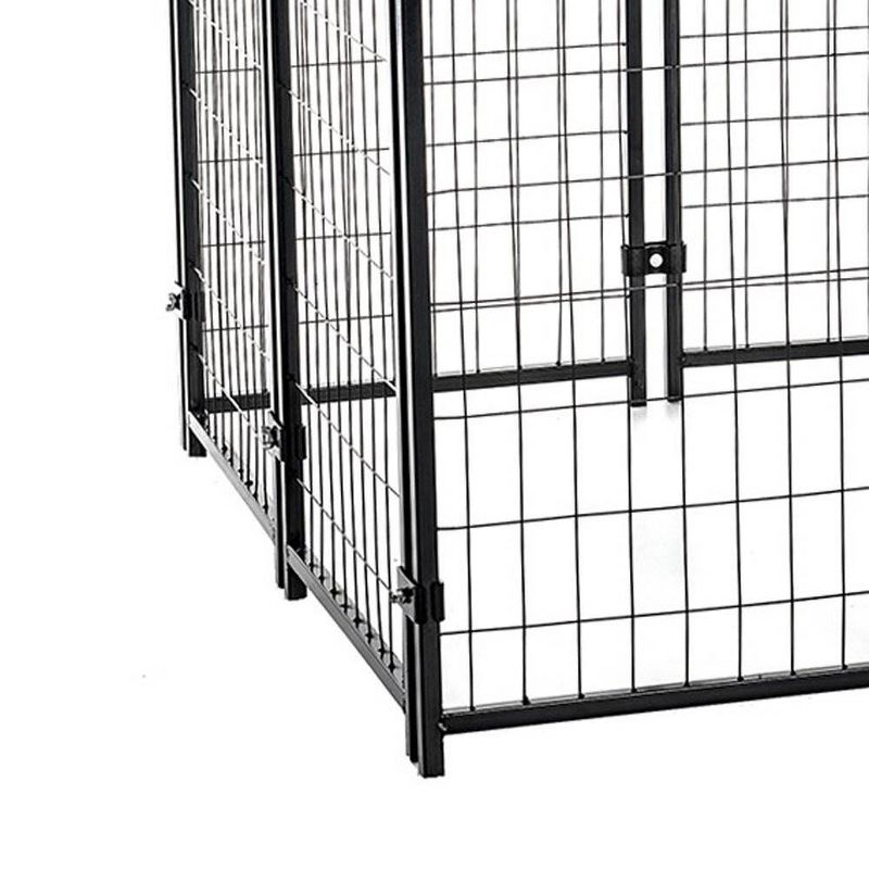 Lucky Dog 4' x 4' x 4.5' Covered Wire Dog Fence Kennel Pet Play Pen (3 Pack), 4 of 7