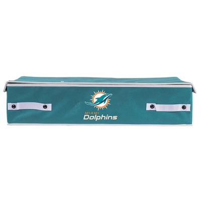 NFL Franklin Sports Miami Dolphins Under The Bed Storage Bins - Large