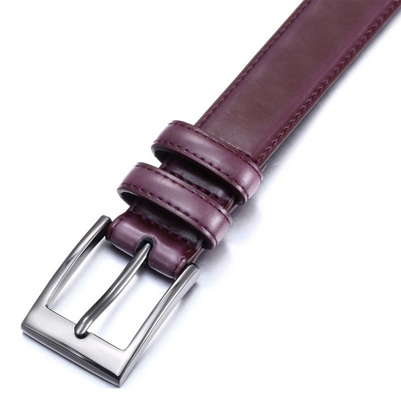 Mio Marino Men's Dual Loop Leather Belt, 3 of 6
