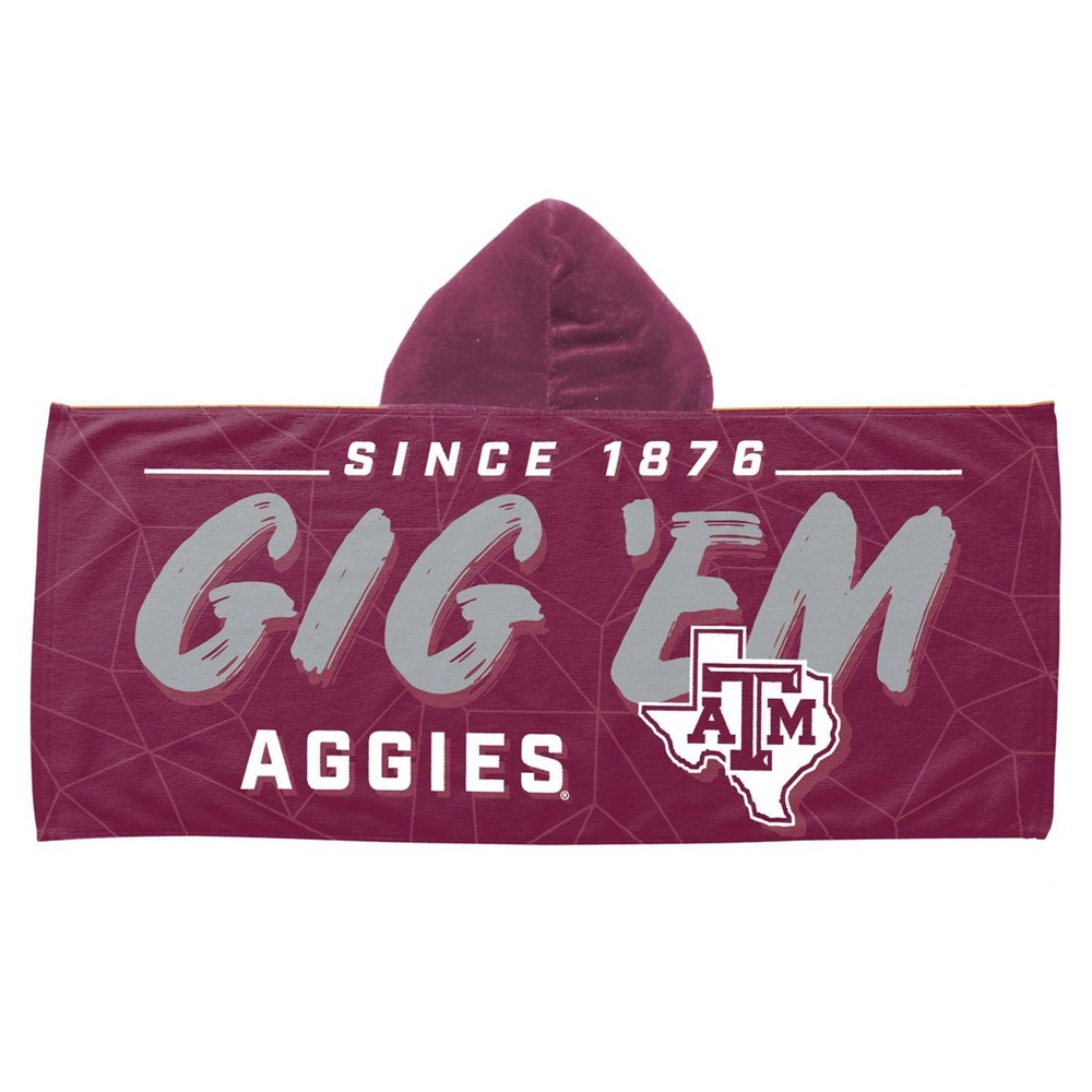 Photos - Towel 22"x51" NCAA Texas A&M Aggies Hooded Youth Beach 