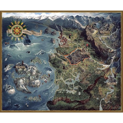 Dark Horse Comics The Witcher 3 Wild Hunt Witcher World Map 1000 Piece Jigsaw Puzzle