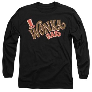 Men’s Willy Wonka And The Chocolate Factory Wonka Bar Long Sleeve T-Shirt - 1 of 4