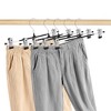 Unique Bargains Non-slip Pants Hanger with Clips 5 Pcs - 2 of 4