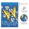 Magnolia Garden Virginia On My Mind Large Butterfly 29 x 42 Inch Polyester Garden Flag - 2 of 2