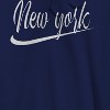 Rerun Island Men's New York Script Underline Long Sleeve Graphic Cotton Sweatshirt Hoodie - 2 of 4