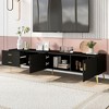 NicBex TV Stand for TVs up to 77 Inches,Modern Entertainment Center with 1 Cabinet,2 Drawers and 3 Open Shelves - 2 of 4