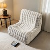 XIZZI Togo Sofa Bean Bag Chair for Adults, Memory Foam Chaise Lounge Chair for Home, Lazy Floor Sofa Couch for Living Room Apartment - 2 of 4