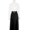 INSPIRE CHIC Women's Rhinestones Pearl Buckle Fashion Sweet Belts - 4 of 4
