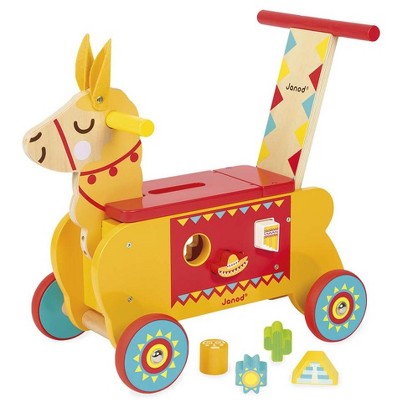 Magic Cabin - Wooden Ride-On Llama for Toddlers & Kids