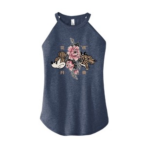 Women's - Disney - Mickey Year of The Tiger Design Graphic High Neck Tank - 1 of 2