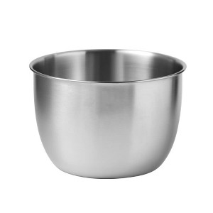 Kitchen  Stainless Steel Bowl Deep Design Anti-Fly Baking Bowl for Cake Bread Salad ,8.66 x 5.91 in - 1 of 4