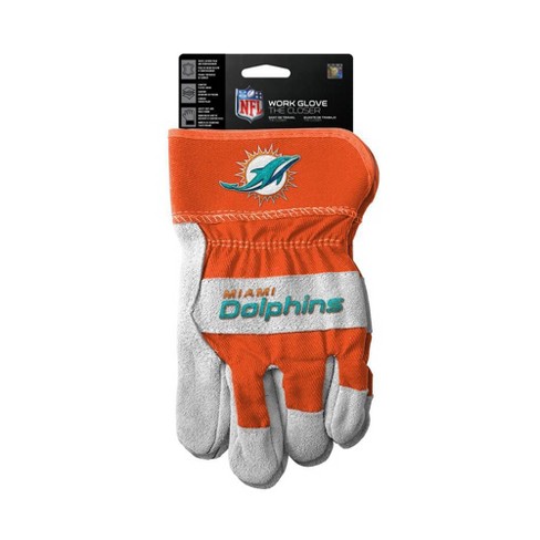 Nfl Miami Dolphins the Closer Work Gloves : Target