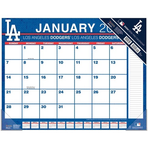 Los Angeles Dodgers 2023 Box Calendar