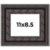 PosterPalooza | Photo Size 3.5" Wide Ornate Black Frame - UV Acrylic, Foam Board Backing, Hanging Hardware - 2 of 4