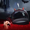 Portable transparent hamster cage with silicone handle, 180 degree horizontal rotation travel carrier - 2 of 4