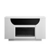 ORRD Aurora White 76 Inch Fireplace with TV Lift - 2 of 4