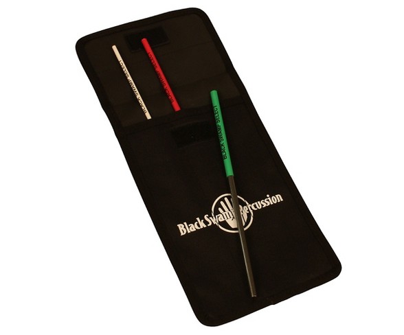 Black Swamp Percussion Set of 3 Select Triangle Beaters with Nylon Case