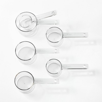 12pc Tritan Plastic Measuring Cups and Spoons Set Clear - Figmint™