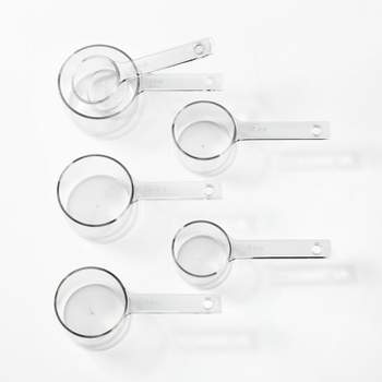 6pc Tritan Plastic Measuring Cups Clear - Figmint™