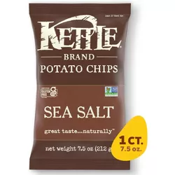 Kettle Sea Salt Potato Chips - 7.5oz