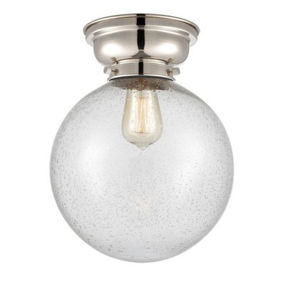 Beacon - 1 Light Flush Mount In Industrial Style-11.15 Inches Tall and 10 Inches Wide