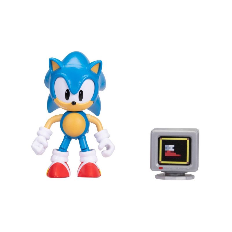 Sonic the Hedgehog Classic Action Figure with Monitor Accessory, 1 of 8