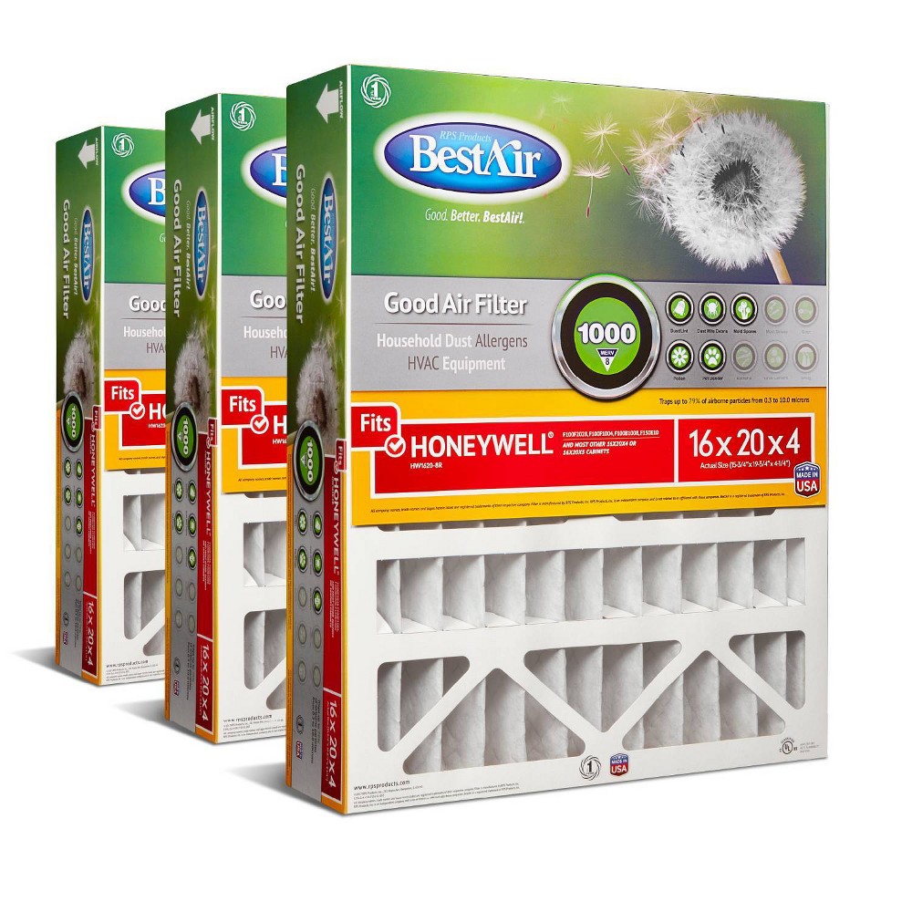 Photos - Garden & Outdoor Decoration BestAir 16"x20"x4" MERV 8 Furnace Filter for Honeywell