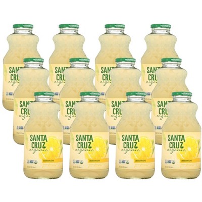 Santa Cruz Organic Lemonade Juice - 12 pack, 32 fo