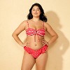 Women's Polka Dot Ruffle Low-Rise Ultra High Leg Extra Cheeky Bikini Bottom - Wild Fable™ - 4 of 4